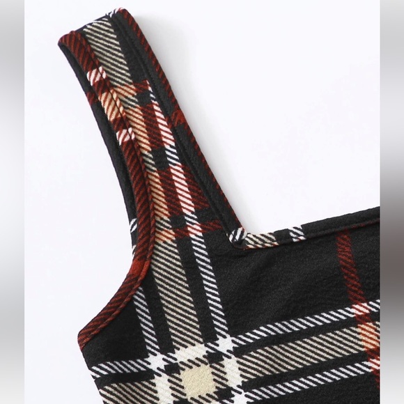 SHEIN Plaid Bodycon Dress - Picture 2 of 4